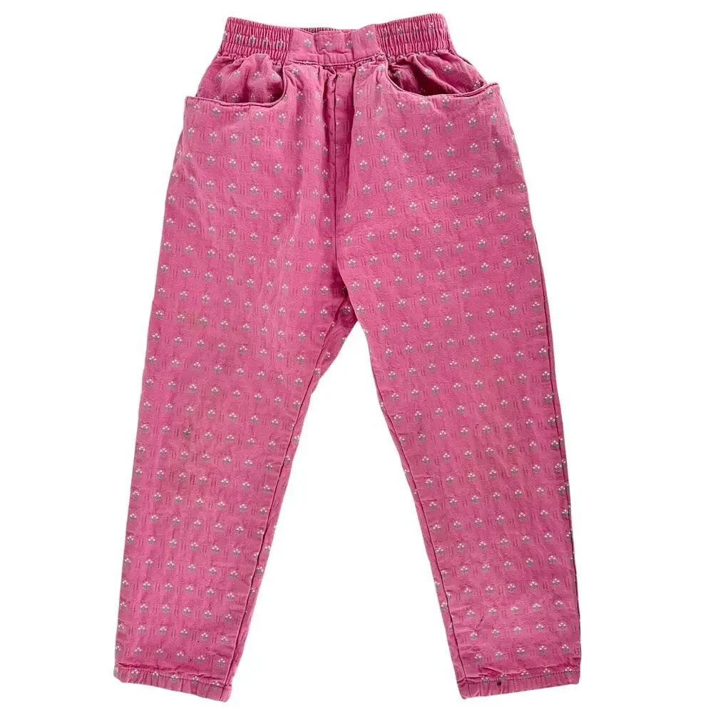 90s Osh Kosh B’Gosh Pink Floral Pants 1990s Vintage